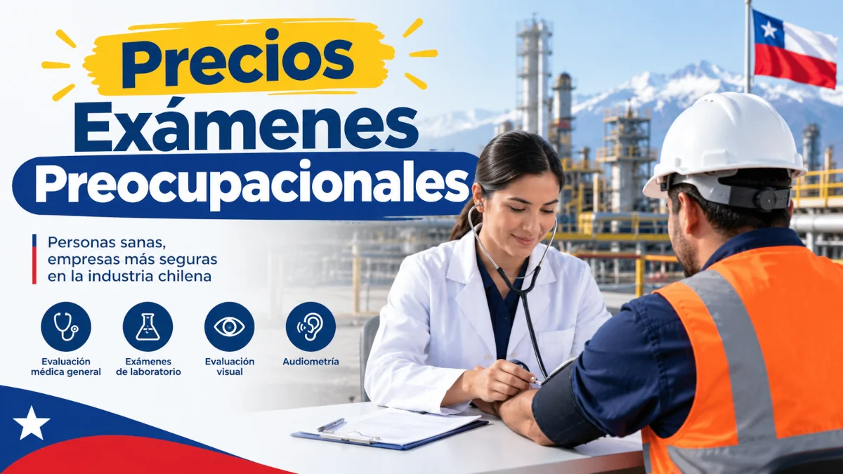 Precio de los exámenes preocupacionales